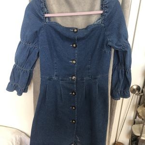 Denim dress
